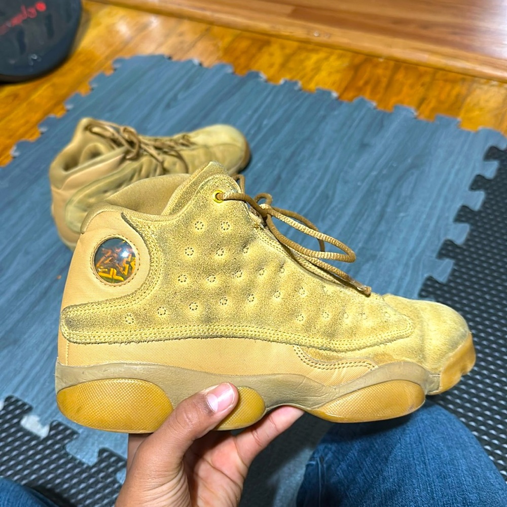 Wheat colored Jordan 13